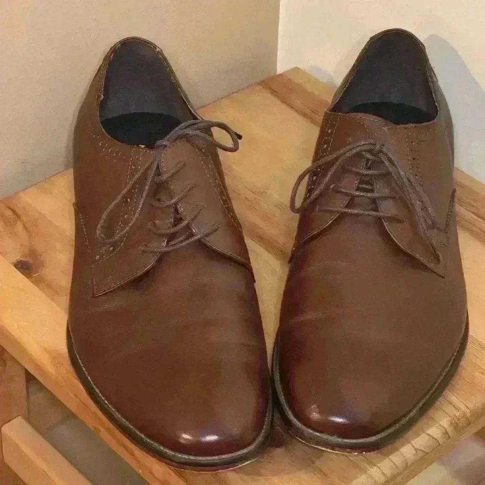 Marc Nolan “The Groomsman” Dress Shoe | Brown | Size 12 - Picture 2 of 5